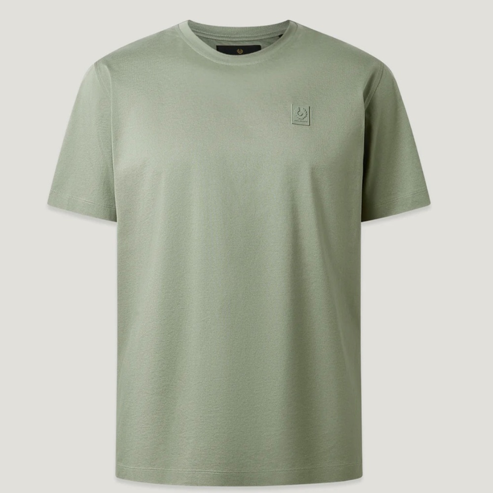 BELSTAFF Mercerized Green Cotton T-shirt #106039 - MSRP $95 Various Sizes - NWT
